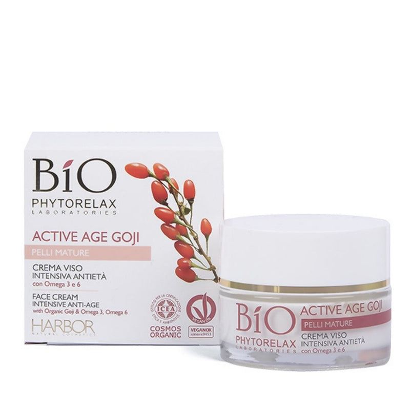 Active Age Goji Intensieve Anti-age Dagcrème Bio Phytorelax. Vegan, natuurlijk, biologisch, duurzaam