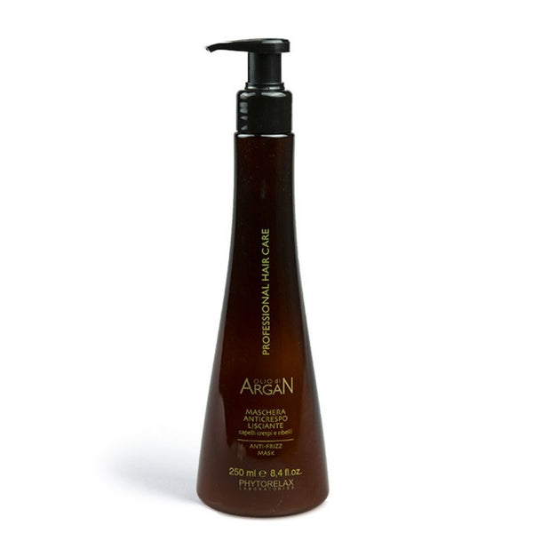 Anti-Frizz Verzachtend Masker Phytorelax Argan Professional Hair Care, professionele haarverzorging met arganolie.