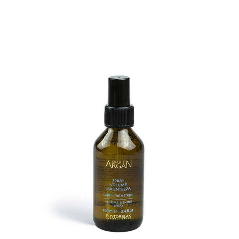 Extra Volume Styling Spray Phytorelax Argan Professional Hair Care, professionele haarverzorging met arganolie.