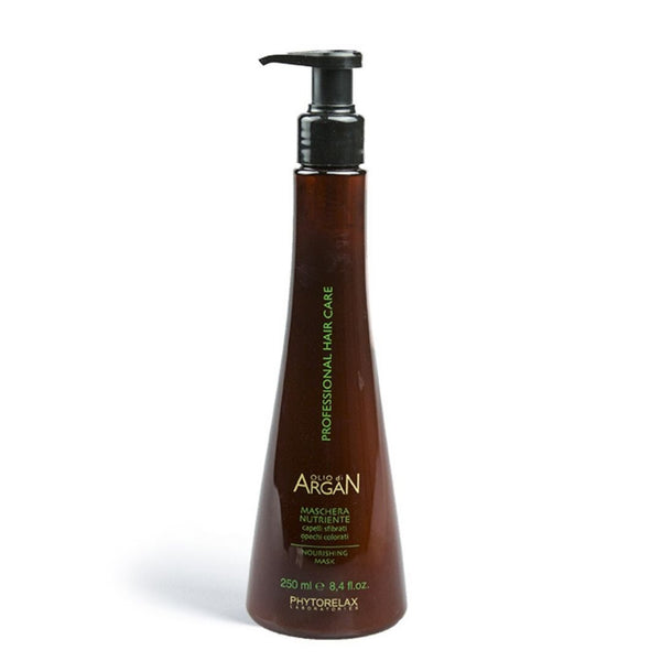 Voedend Haar Masker Phytorelax Argan Professional Hair Care, professionele haarverzorging met arganolie.