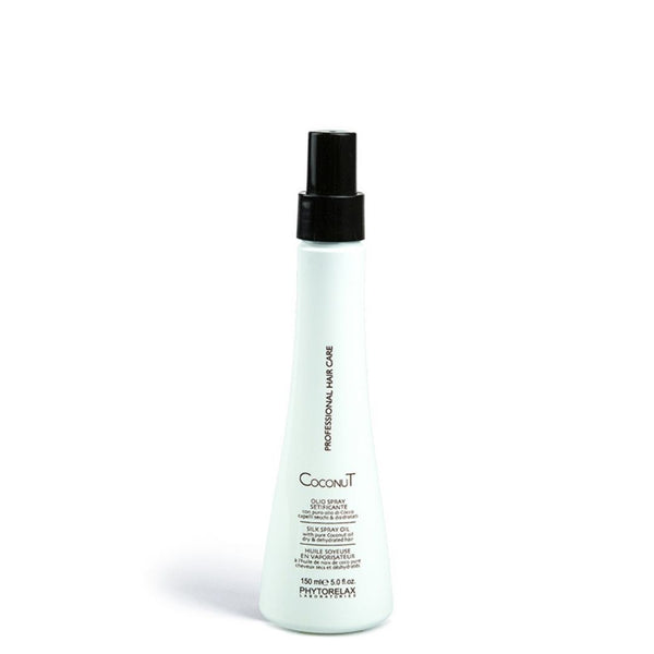 Hydraterende Silk Spray Coconut Professional Hair Care Phytorelax. Professionele haarverzorging met hydraterende kokos.