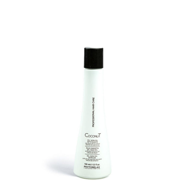 Hydraterende Silky Smooth Haarolie Coconut Professional Hair Care Phytorelax. Professionele haarverzorging met hydraterende kokos.