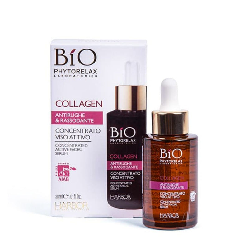 Collageen Concentraat Serum Bio Phytorelax. Contourversteviging voor de rijpere huid en bij rimpeltjes en fijne lijntjes. Vegan, natuurlijk, biologisch, duurzaam