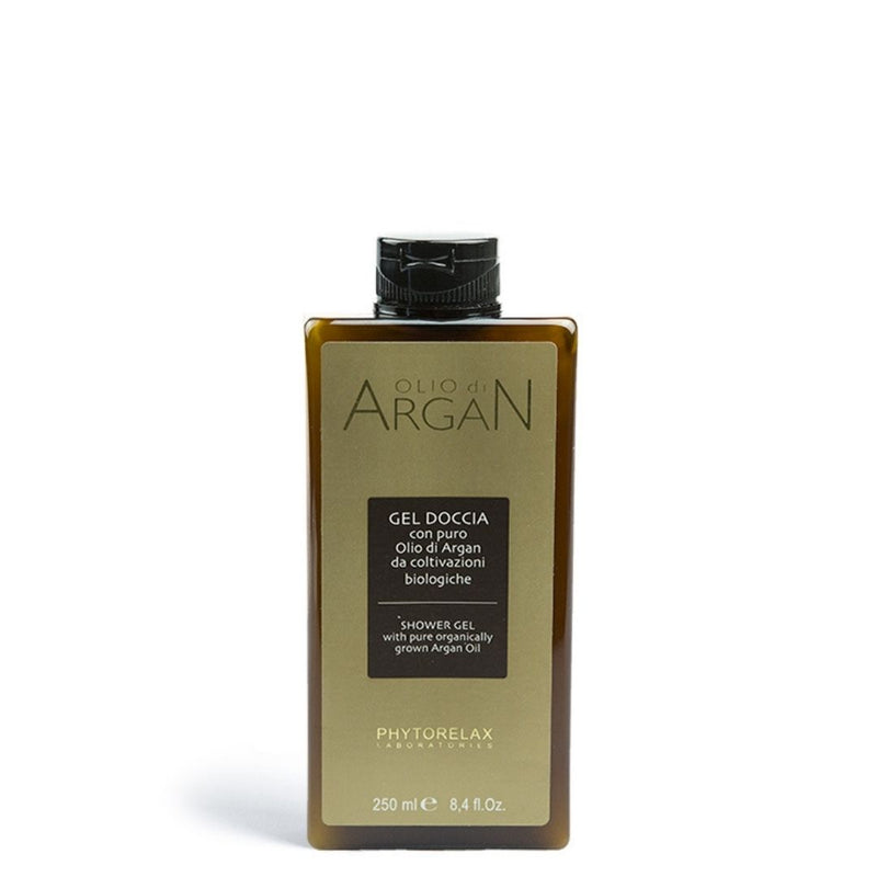 Olio di Argan Douchegel Phytorelax. Natuurlijke en veganistische lichaamsverzorging. Arganolie.