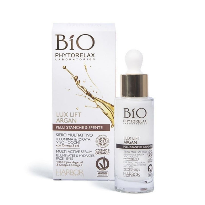 Lux Lift Argan Gezicht- en Oogserum Bio Phytorelax. Vegan, natuurlijk, biologisch, duurzaam